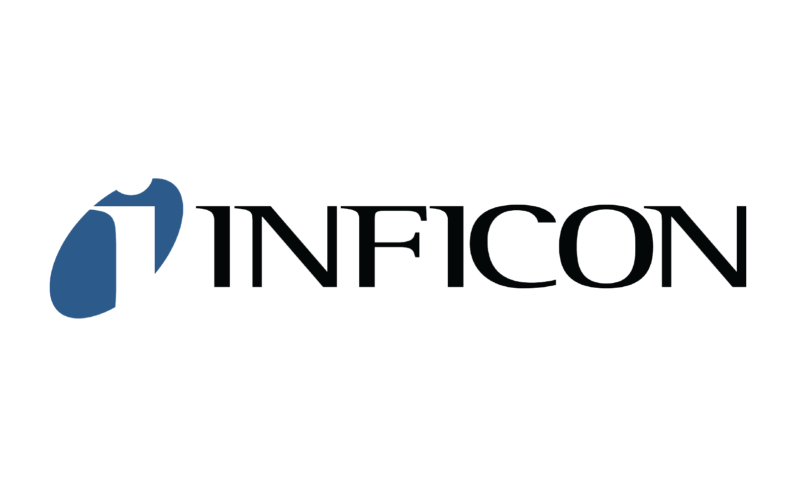 inficon logo in blue and black